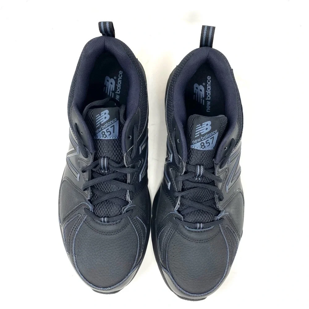 New Balance MX857AB2 Men's Cross-Training Shoes Slip Resistant All Black